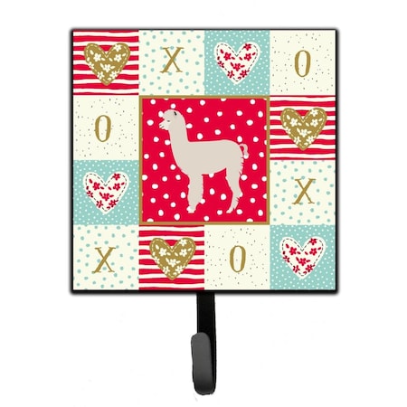 Carolines Treasures 4.25 x 1 x 7 in. Alpaca Love Leash or Key Holder CK5346SH4